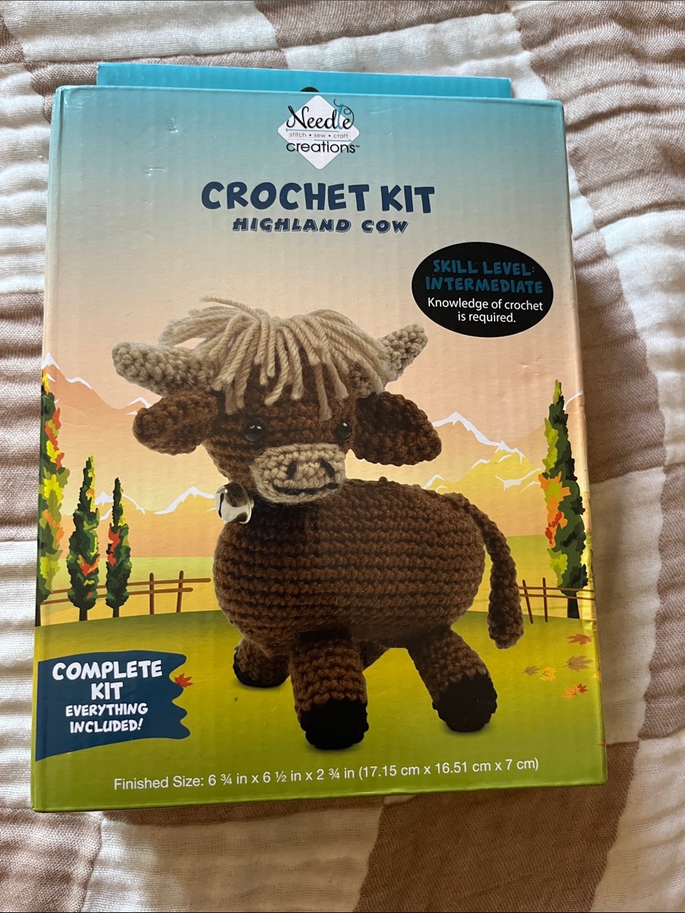 Highland Cow Crochet Kit